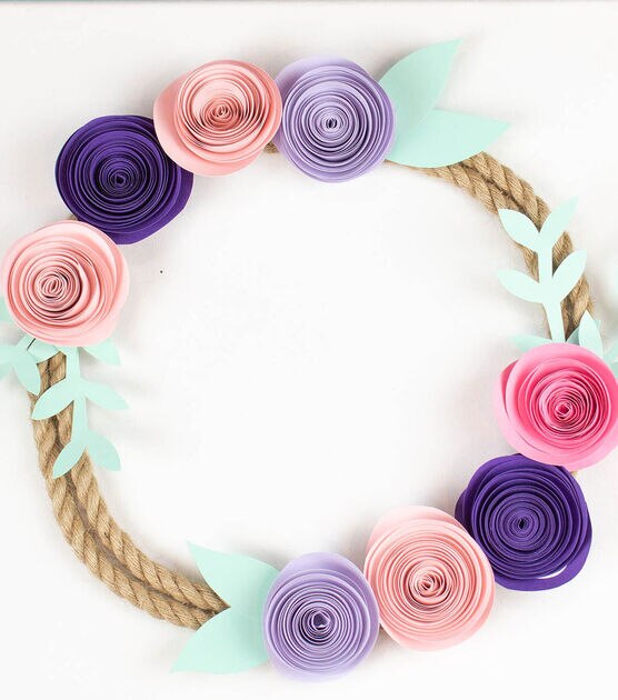 How To Make DIY Personalized 3D Paper Flower Canvas Online | JOANN