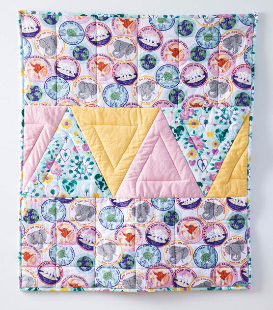 How To Make Flannel Large Pieced Animal Quilt Online | JOANN