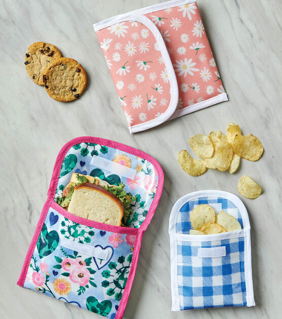 Reusable Snack Bag, Snack and Sandwich Bags, Reusable Food Bag, Lunch Box,  Back to School Supplies, Kids Snack Bag, Lunch Bag 