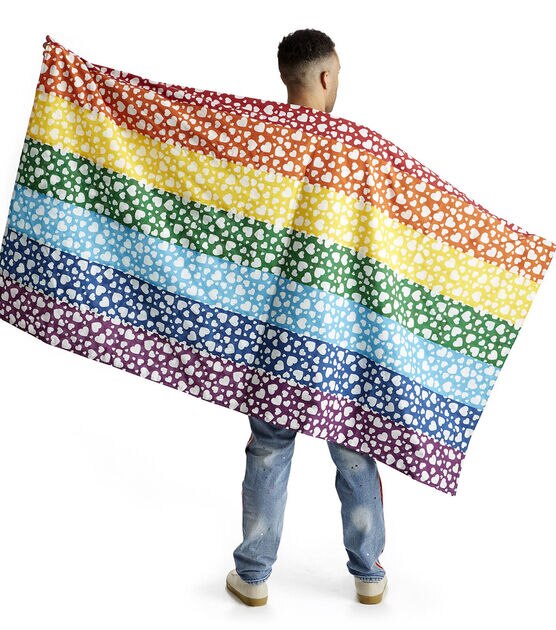 PRIDE Flag with Customized Fabric