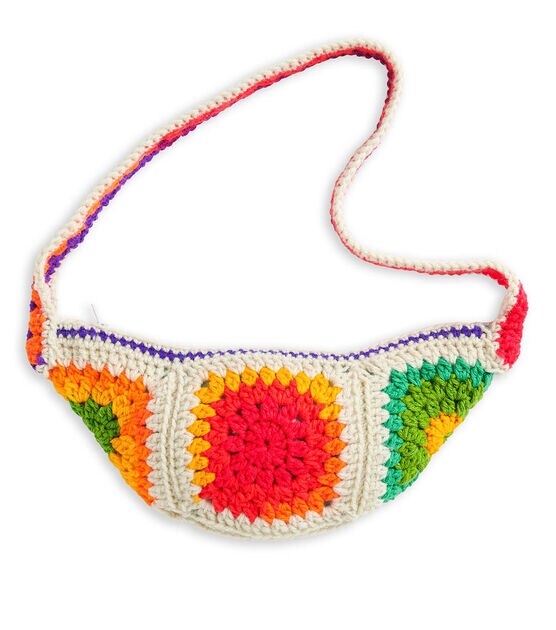 Red Heart Crochet Granny Fanny Bag, image 2