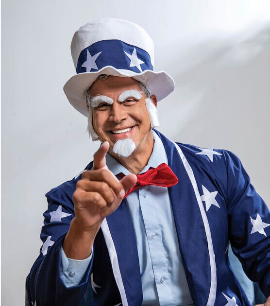 homemade uncle sam costume