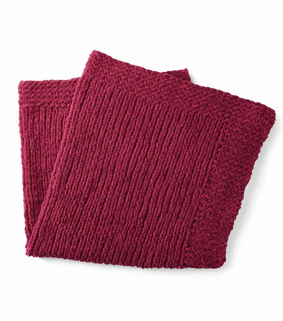 Easy Knitting Pattern using Bernat Blanket Yarn - Kimberlees Korner
