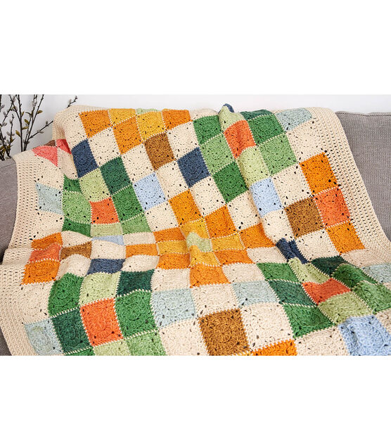 Caron Country Quilt Blanket Crochet Kit