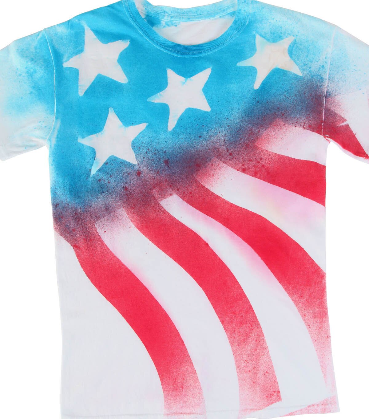 american flag tie dye shirt