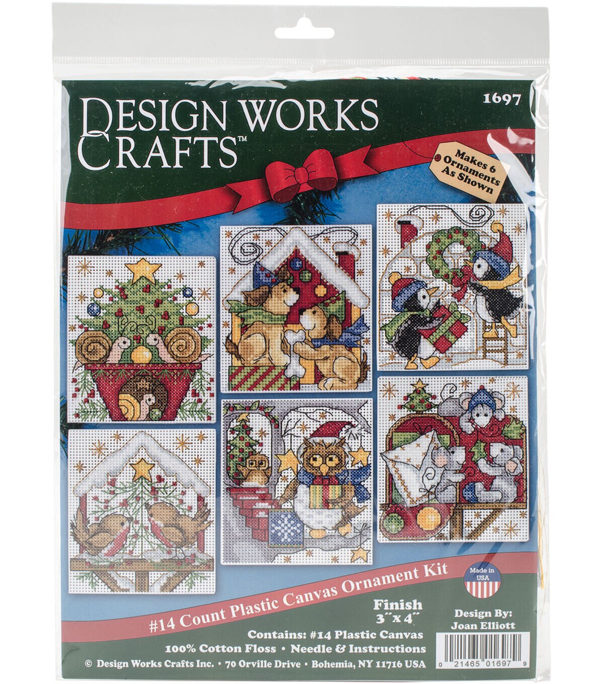 Not AvailableDesign Works Counted Cross Stitch Ornament Kit Home for ...