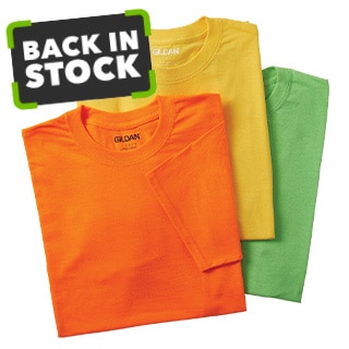 Gildan Short Sleeve T-Shirts.