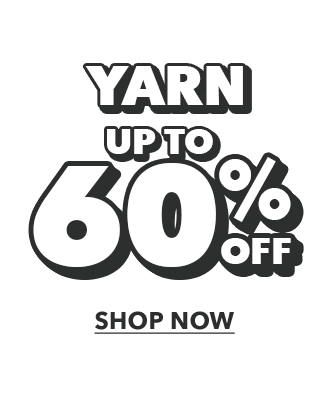 Yarn up to 60% off.