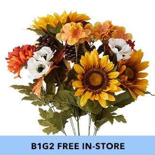 Bloom Room Fall Stems, Bushes & Picks. B1G2 FREE IN-STORE.