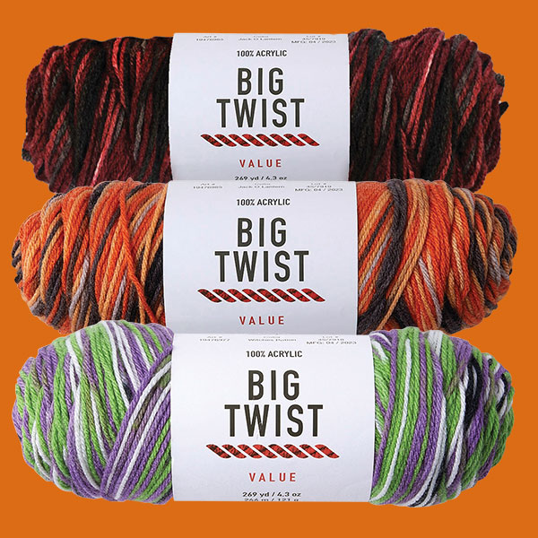 Big Twist Halloween Yarns at JOANN