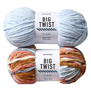 Big Twist Plush & Posh Yarn.