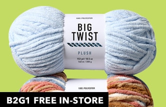 Big Twist Yarn. B2G1 Free In-Store