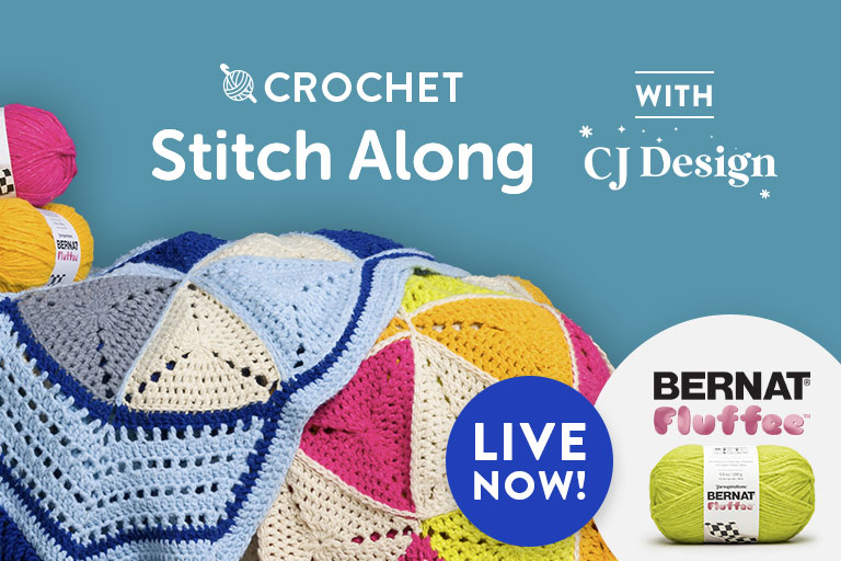 Join our Fall Stitch Along to make a knitting or crochet project using Bernat Fluffee yarn! Grab your supplies & join