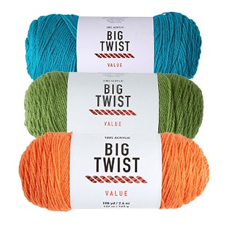 Big Twist Value and Living Yarn.