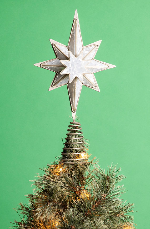 Beautiful Christmas Tree Topper using Santa's Hat, And festive Christmas  Floral picks!