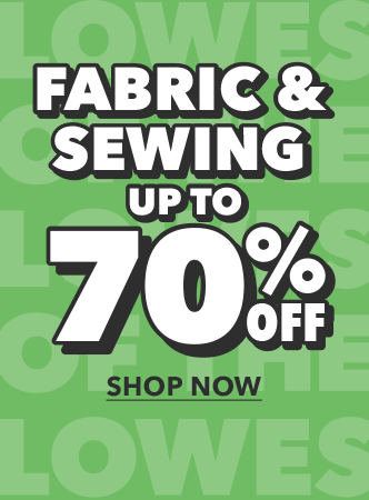 Fabric and Sewing. Up to 70% off. Shop Now