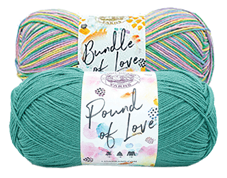 Lion Brand Pound of Love and Bundle of Love Yarn