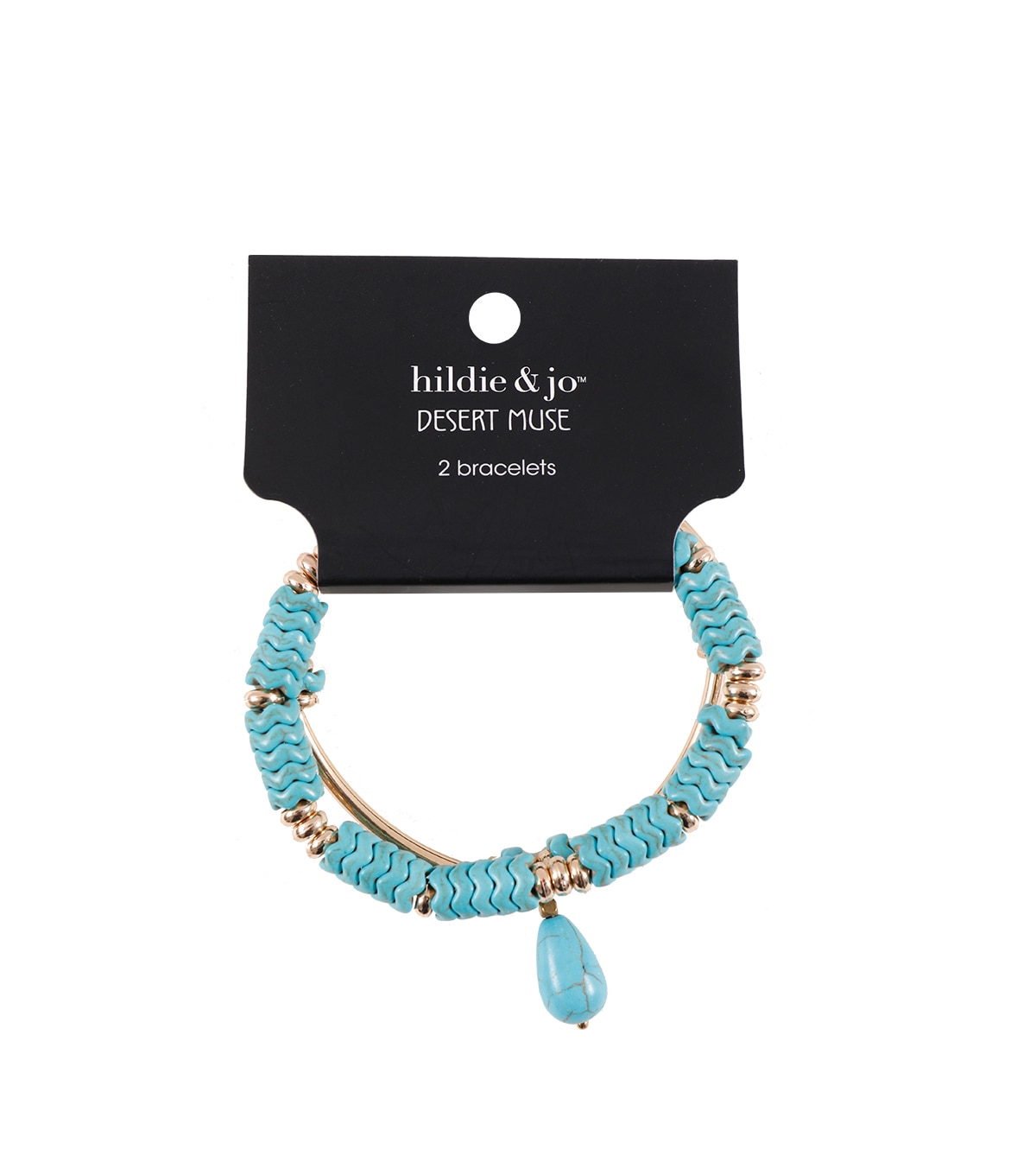 hildie & jo Desert Muse 2 pk Stretch Bracelets Turquoise ...