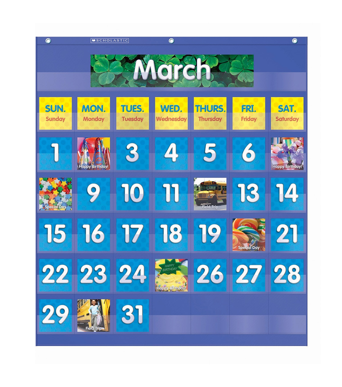 Scholastic Monthly Calendar Pocket Chart | JOANN