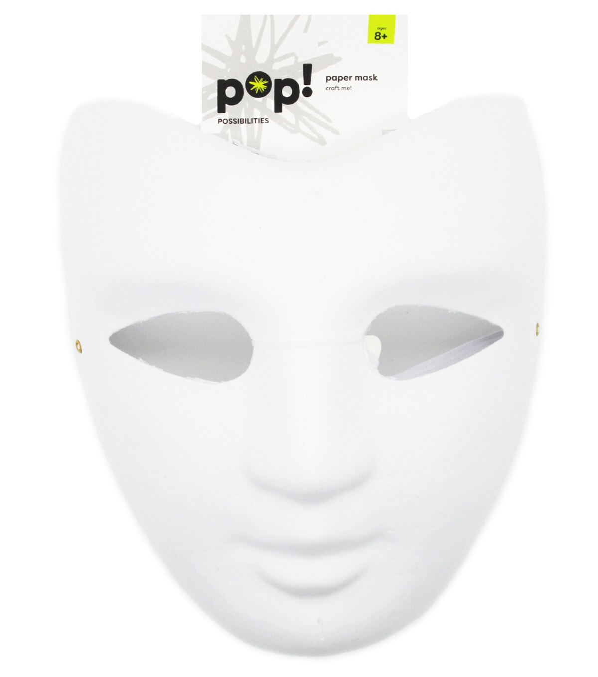 GY021 Avenue Mandarine, Graffy Pop Mask, Princess Coloring Mask Book, 7  7/8 x