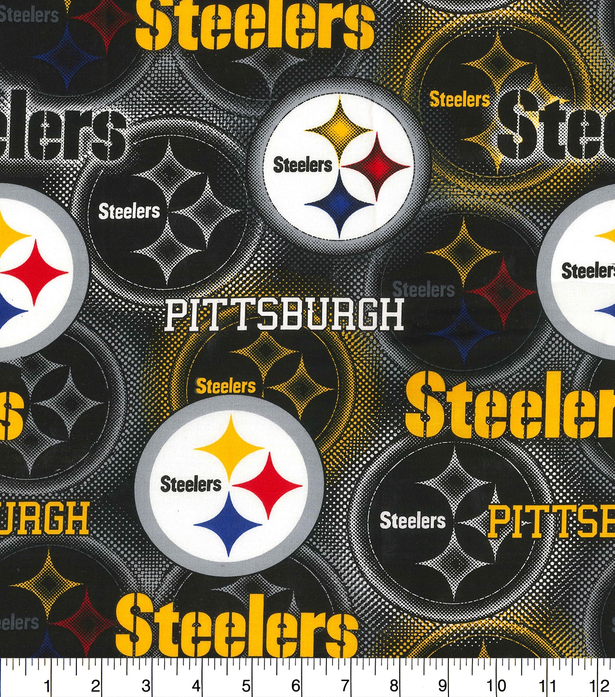 Pittsburgh Steelers NFL Dot Cotton Fabric | JOANN