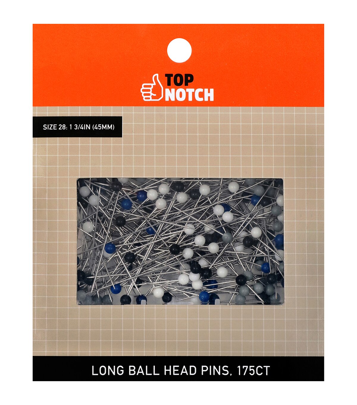 175ct Extra Long Ball Head Straight Pins by Top Notch | JOANN