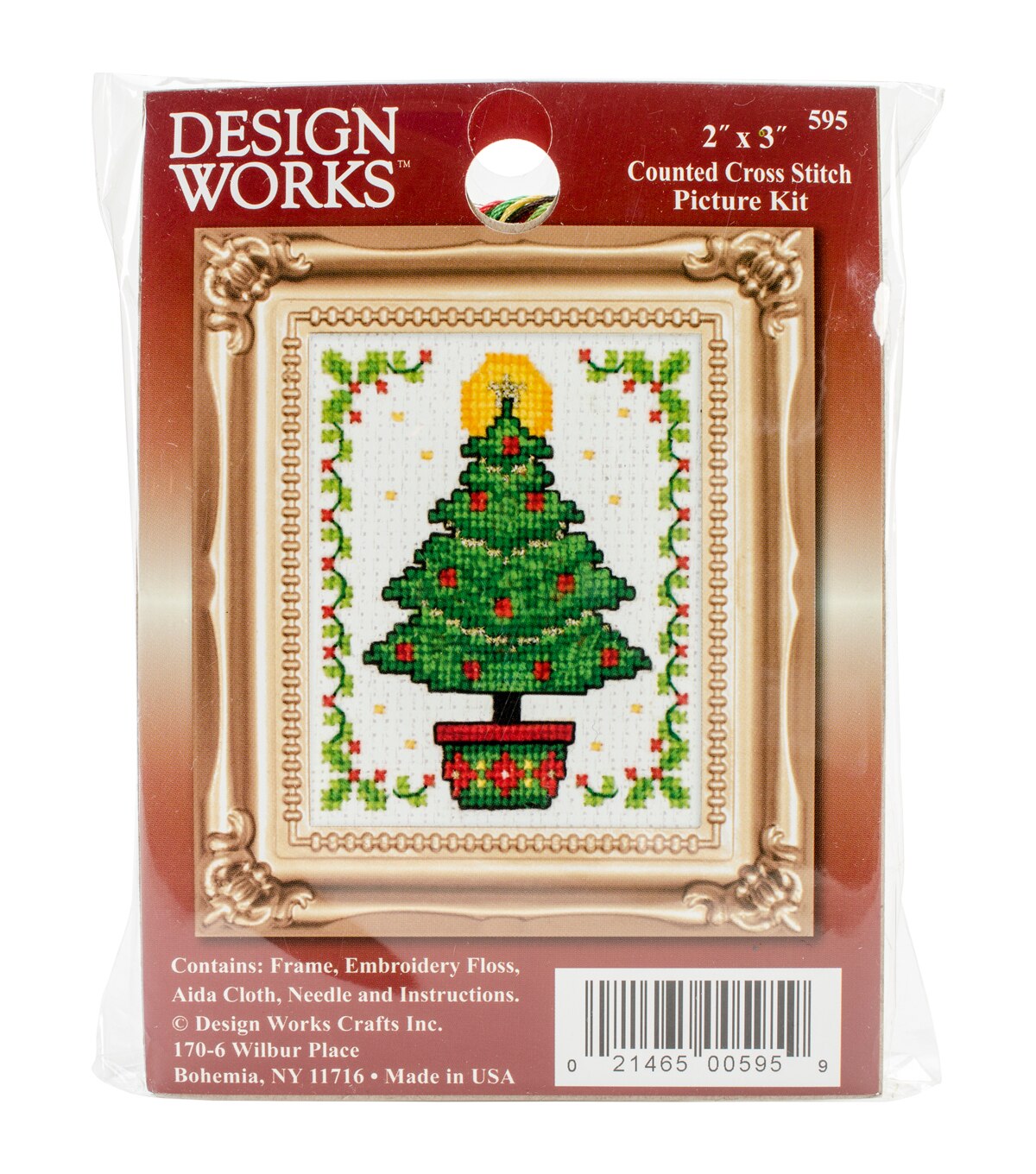 Christmas Tree Ornament Counted Cross Stitch Kit-2"X3" | JOANN