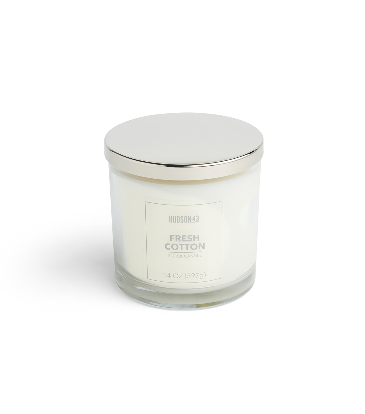 Hudson 43 Candle & Light 14 oz Fresh Cotton Premium ...