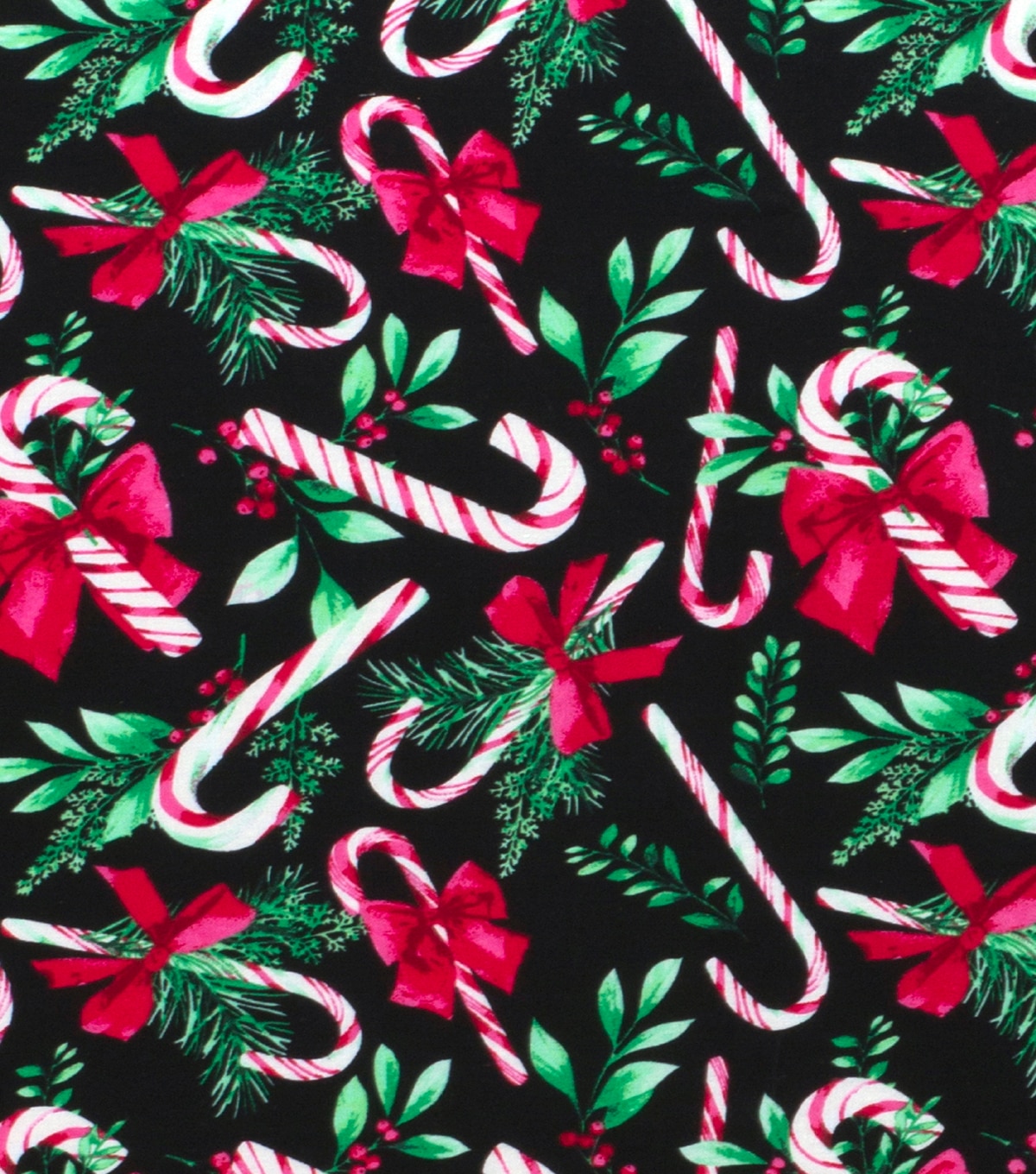 Christmas Cotton Fabric-Tossed Candy Canes | JOANN