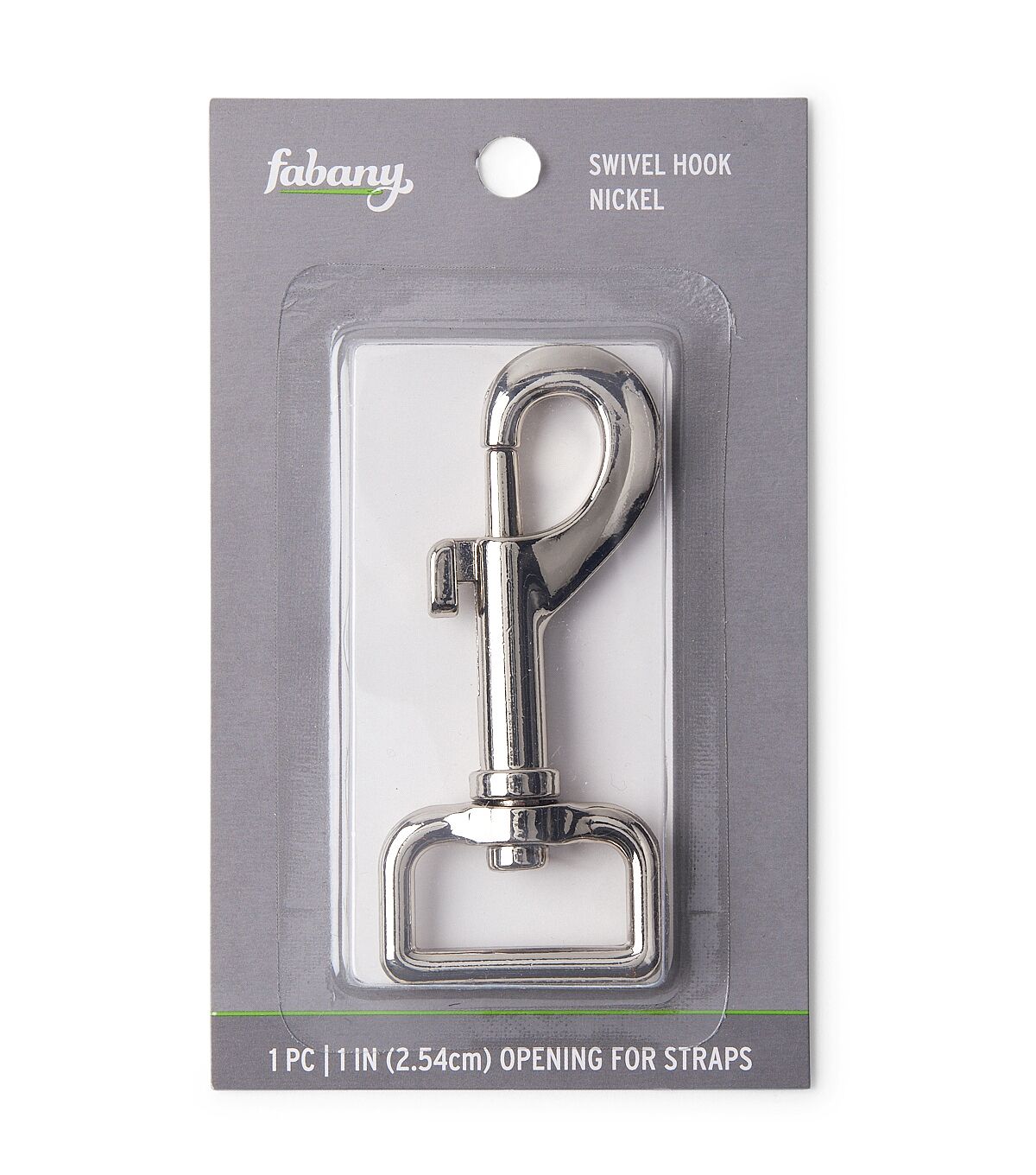 1in Swivel Hook and D Ring - Black Nickel