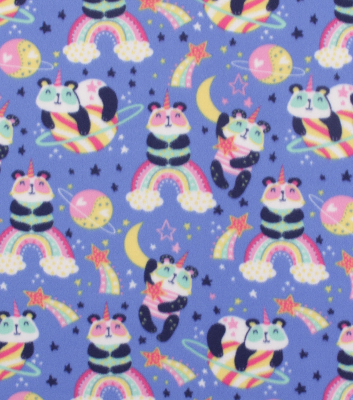 Blizzard Fleece Fabric Pandas In Space | JOANN