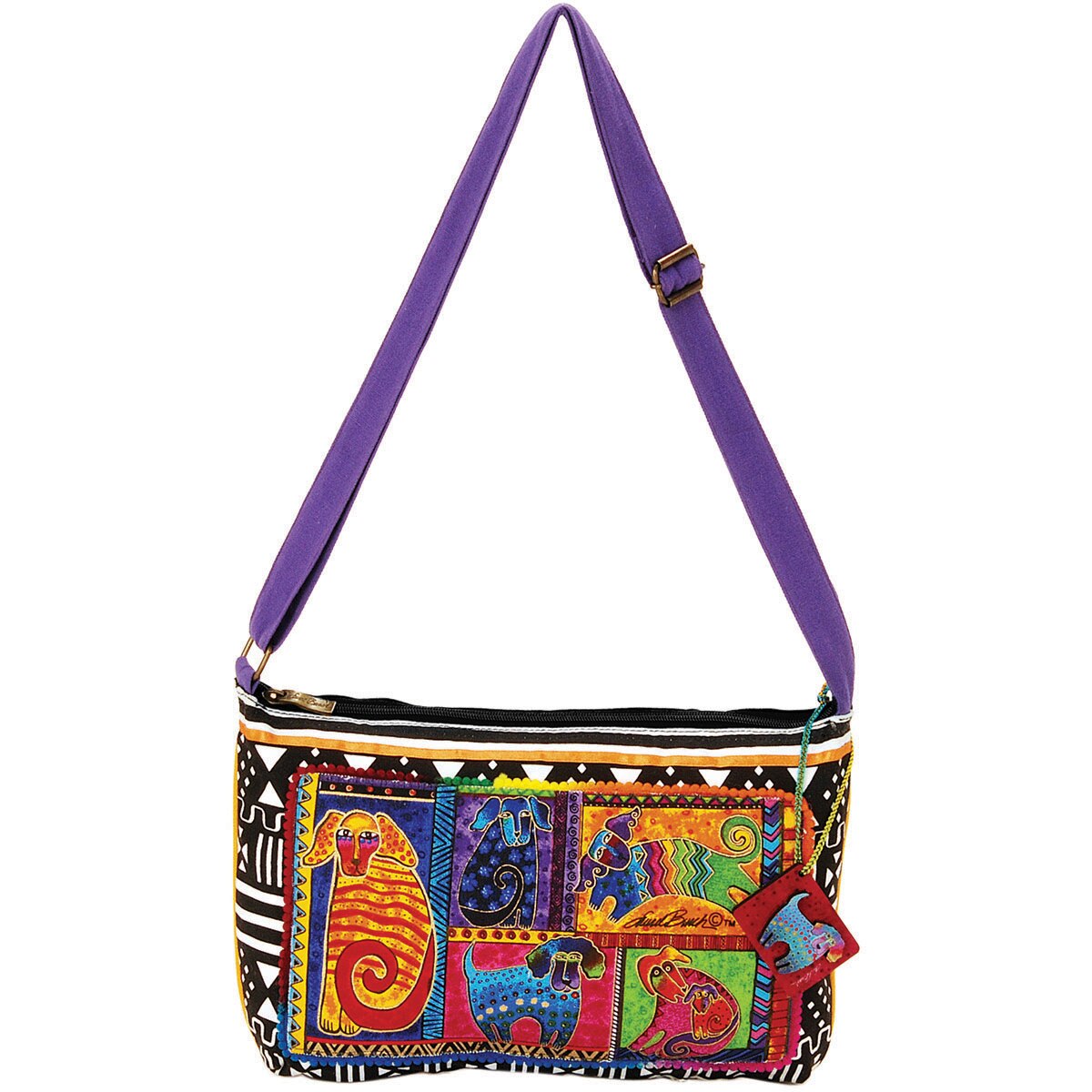 laurel burch dog purse