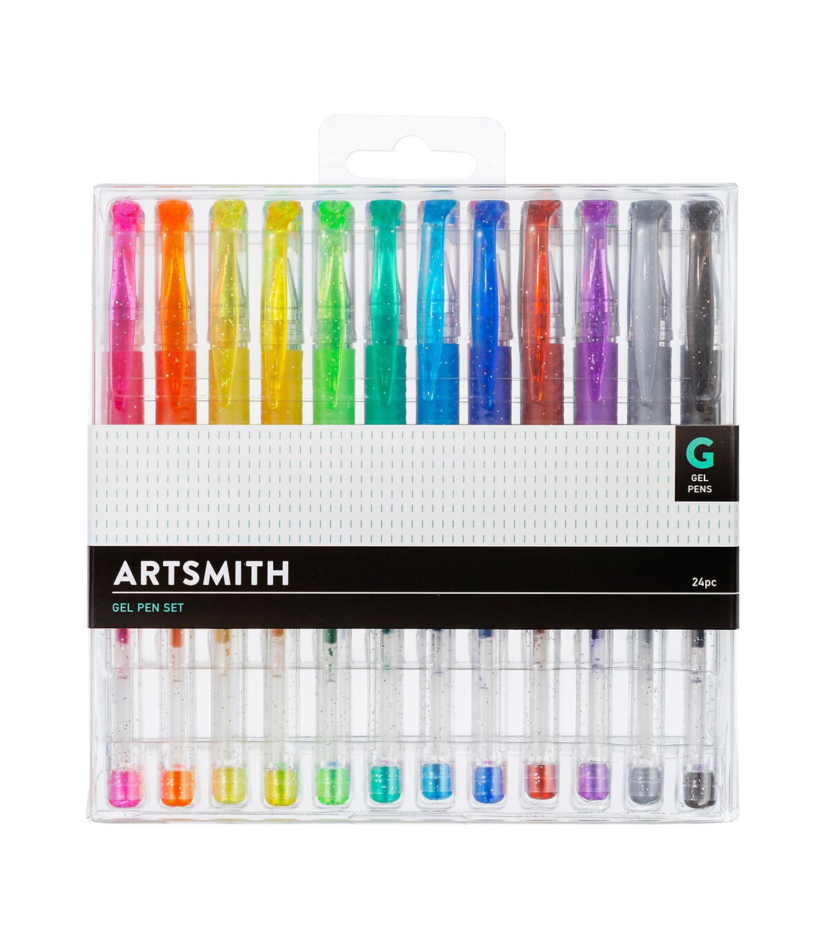 24ct Multi Color Glitter Gel Pens by Artsmith | JOANN