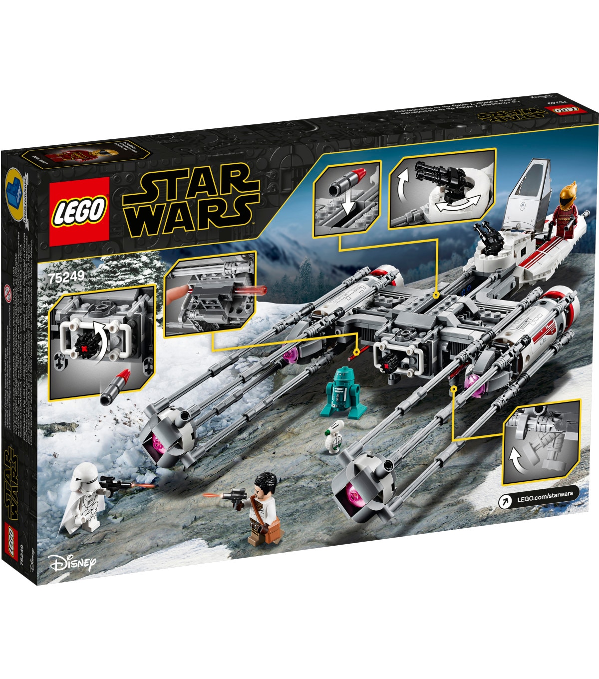 Lego Star Wars Resistance Y Wing Starfighter 75249