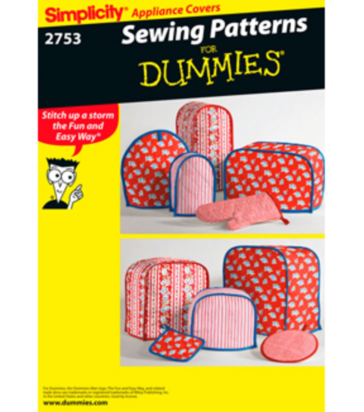 Simplicity Pattern 2753 Sewing For Dummies Kitchen Covers Joann