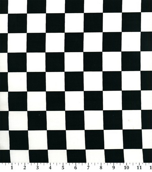 black checkerboard