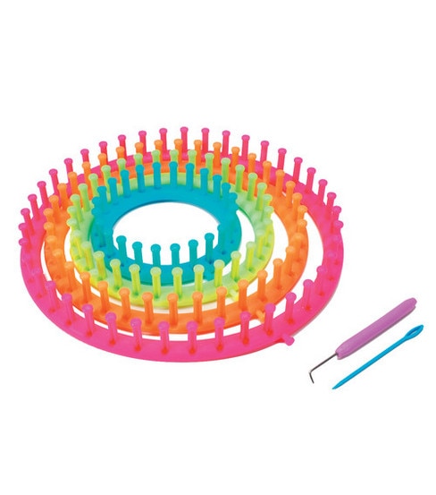 Easy Knitting Round Loom Set-Neon Colors | JOANN