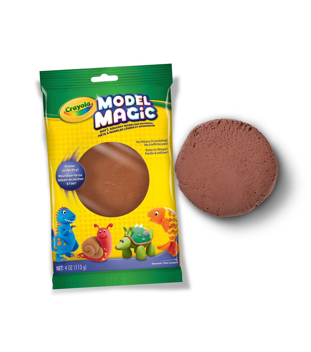 brown modeling clay
