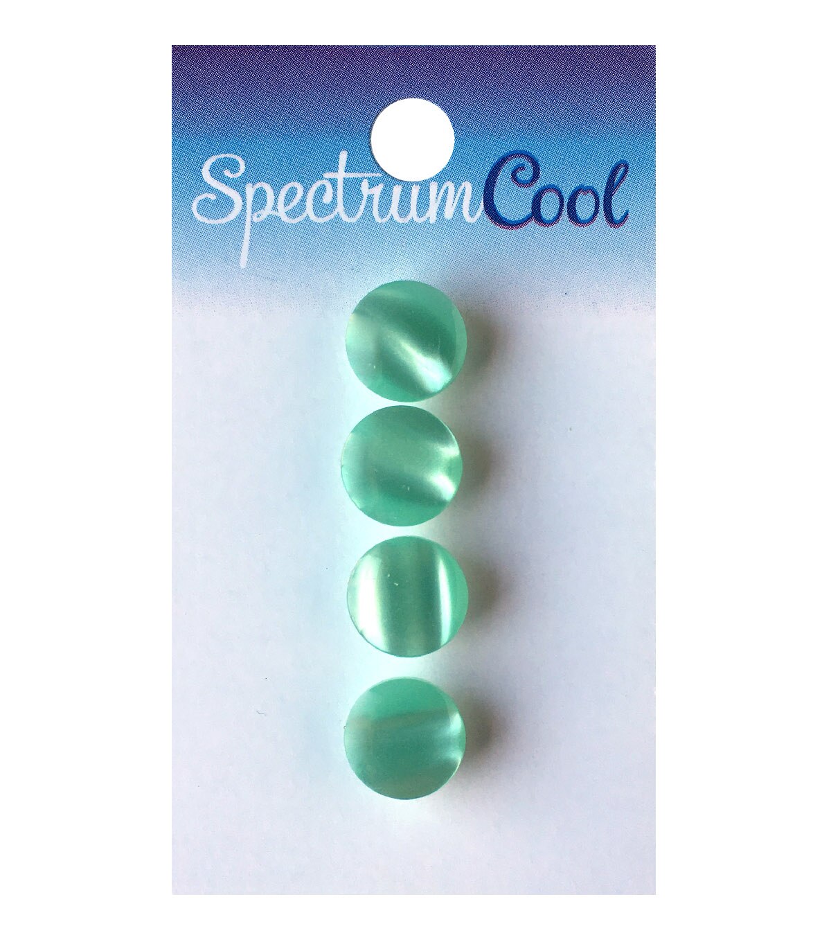 Spectrum Cool 7/16 Mint Green Shank Buttons 4pk | JOANN