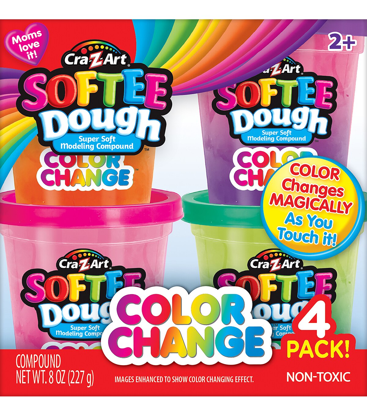 Cra-Z-Art 8oz Color Change Softee Dough 4ct | JOANN