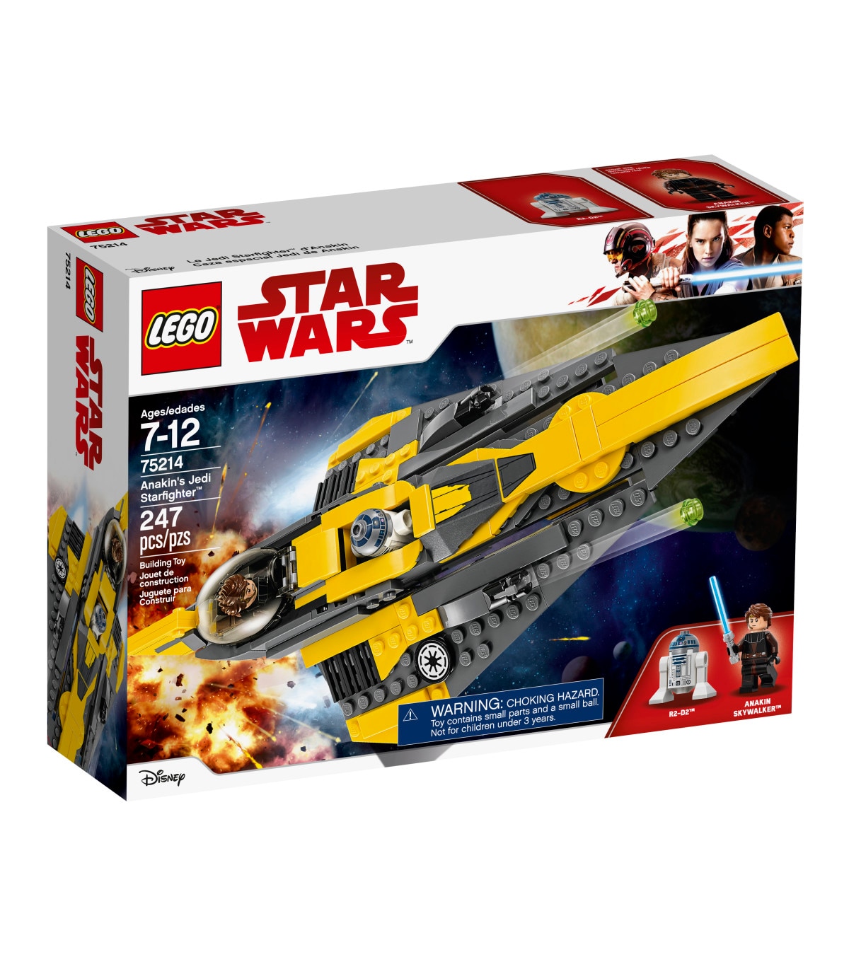 Lego Star Wars Anakins Jedi Starfighter 75214