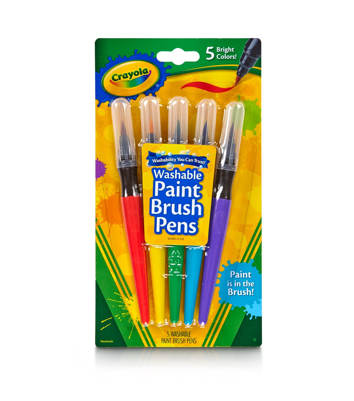 Crayola Washable Paint Brush Pens Assorted Colors Box Of 40 - Office Depot