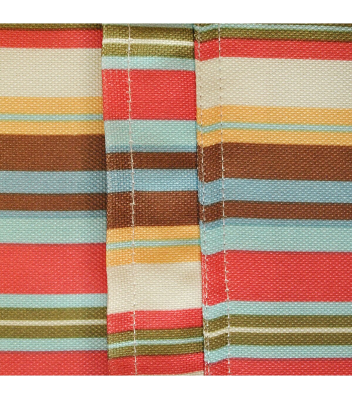 Design Imports Summer Stripe Outdoor Tablecloth with Zipper 84