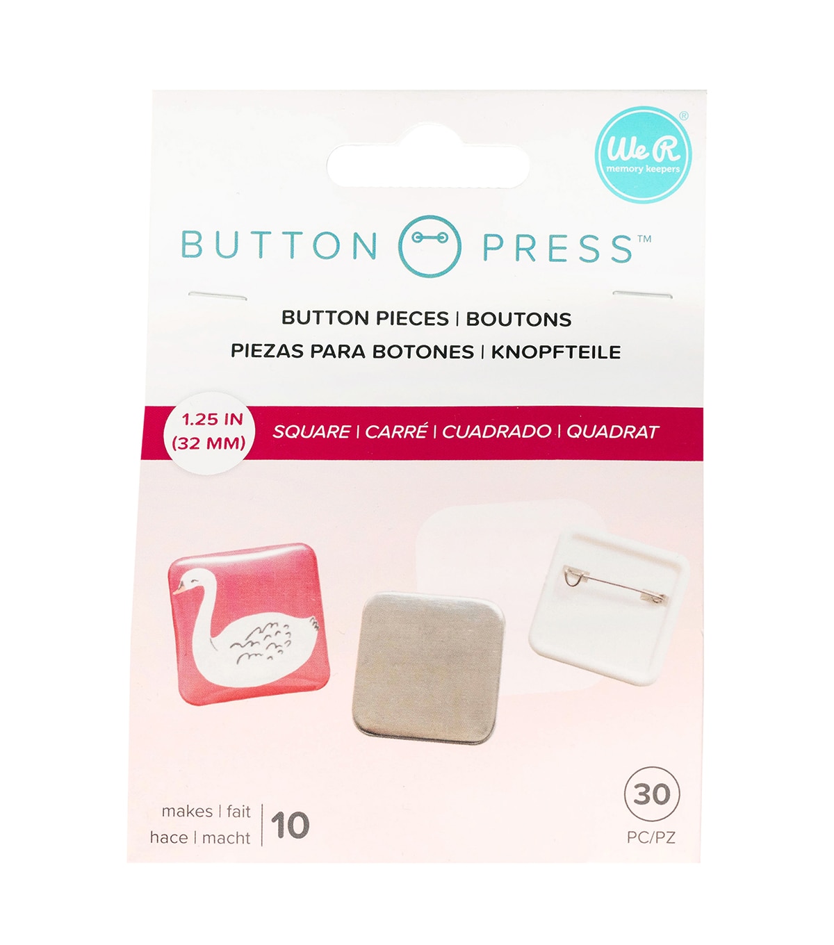 We R Memory Keepers 75ct Button Press Refill Pack 25ct