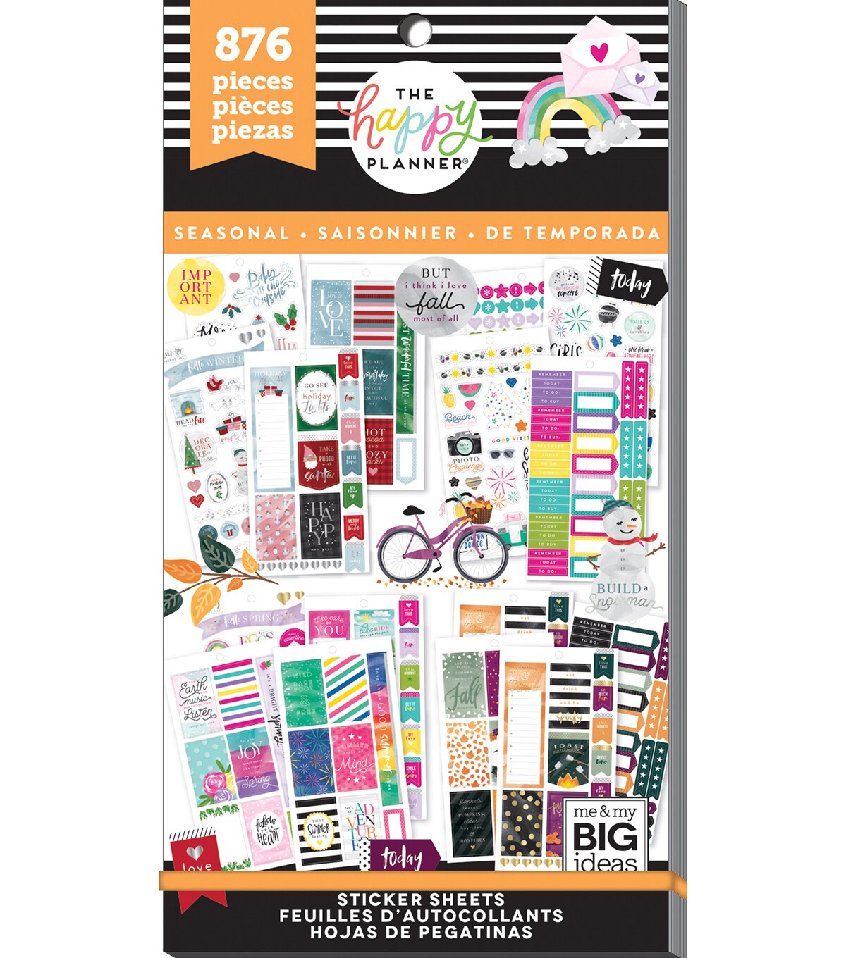 Me My Big Ideas The Happy Planner Value Pack Stickers Seasonal