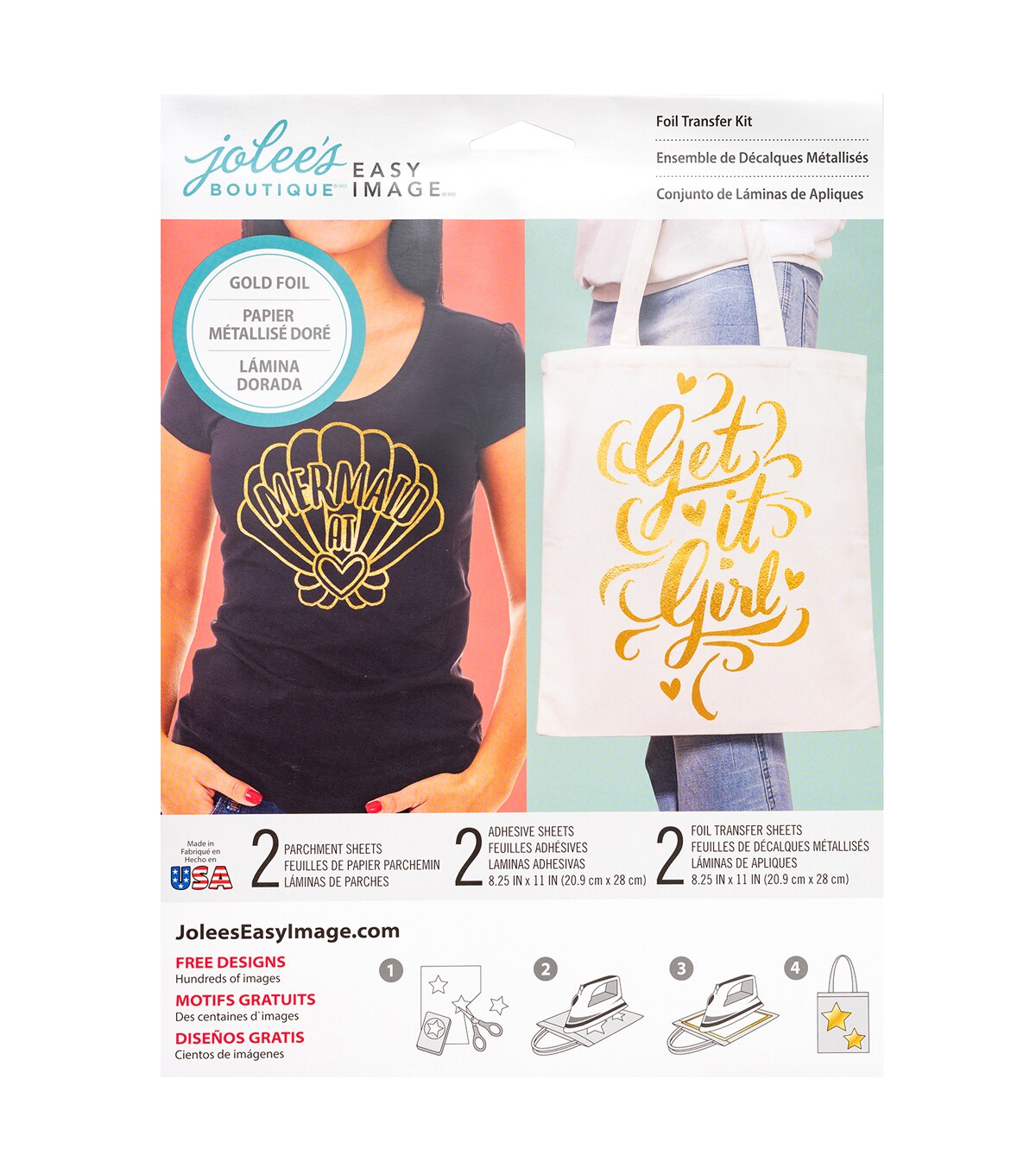 Jolee's Boutique Easy Image Foil Transfer Kit Gold JOANN