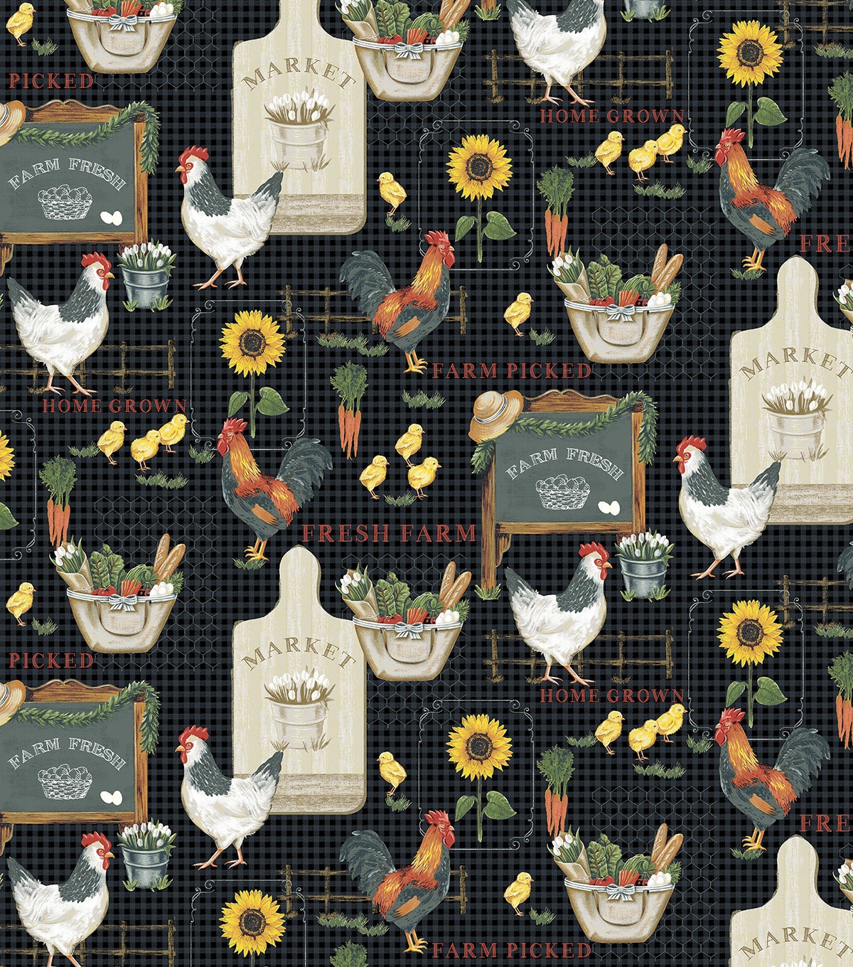 Novelty Cotton Fabric Fresh Farm | JOANN