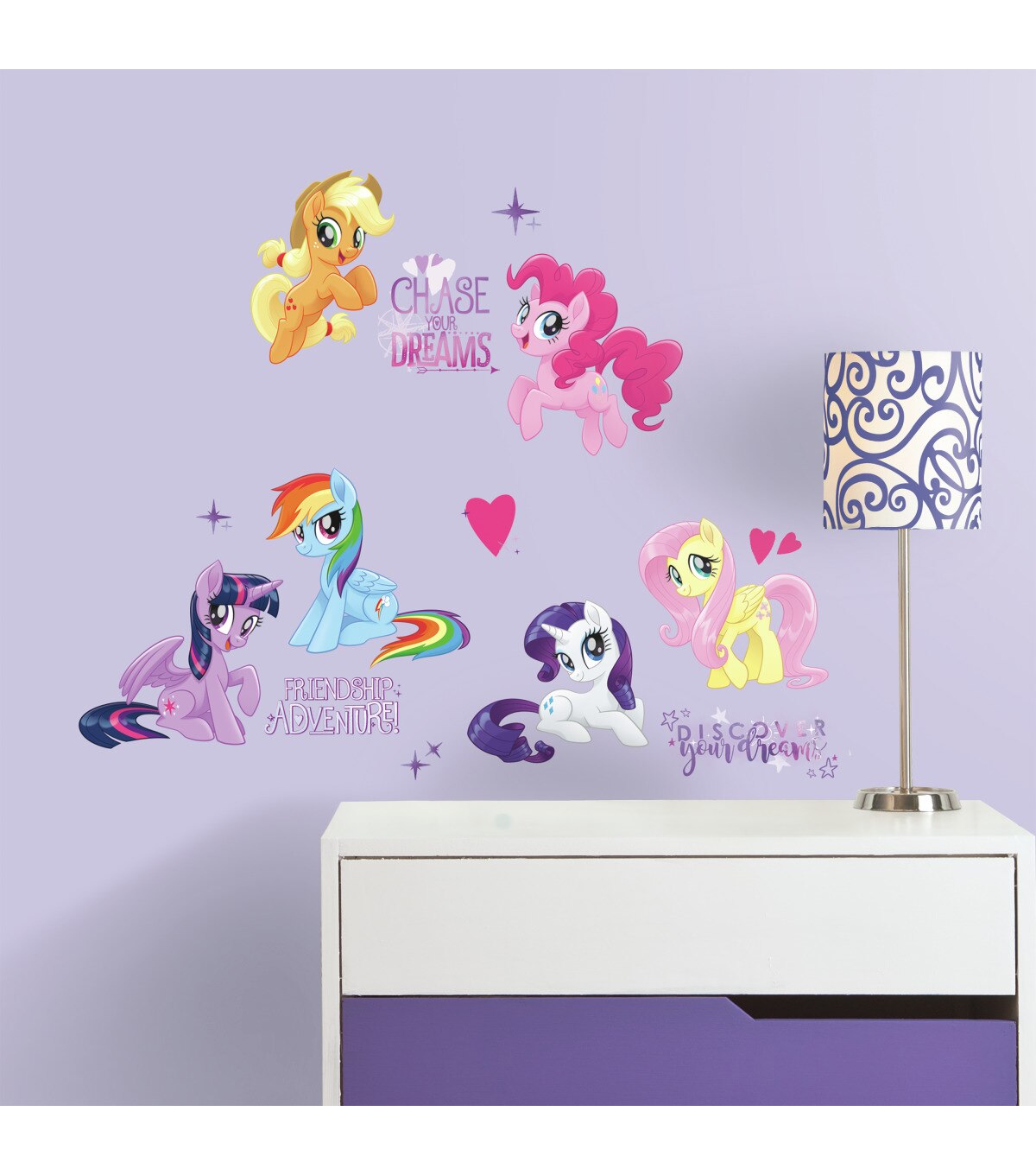 York Wallcoverings Wall Decals My Little Pony The Movie Glitter