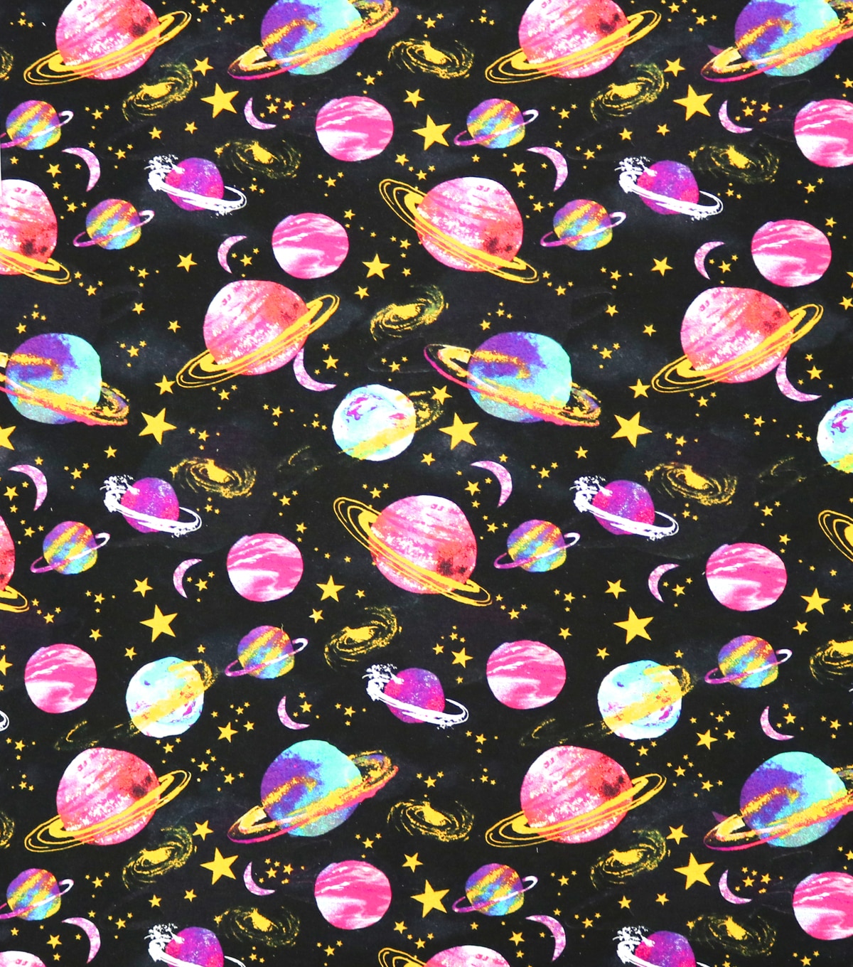 Super Snuggle Flannel Fabric-Watercolor Space | JOANN