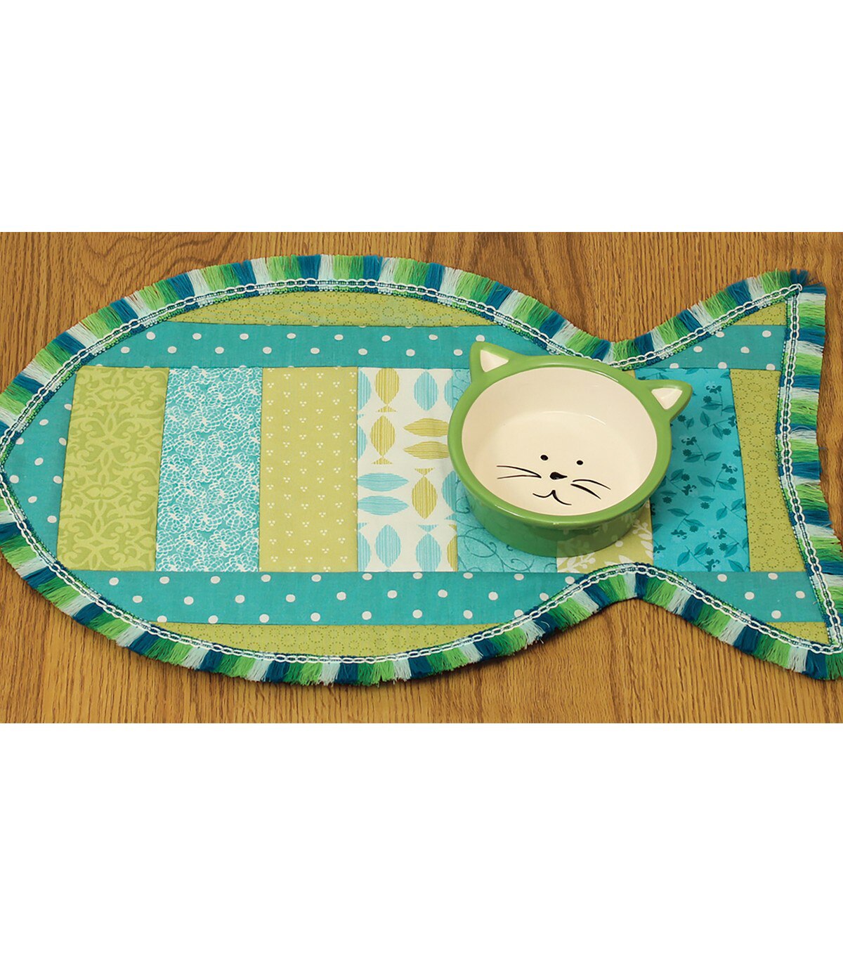 June Tailor Quilt As You Go 11 X18 Pet Placemat Cat Joann